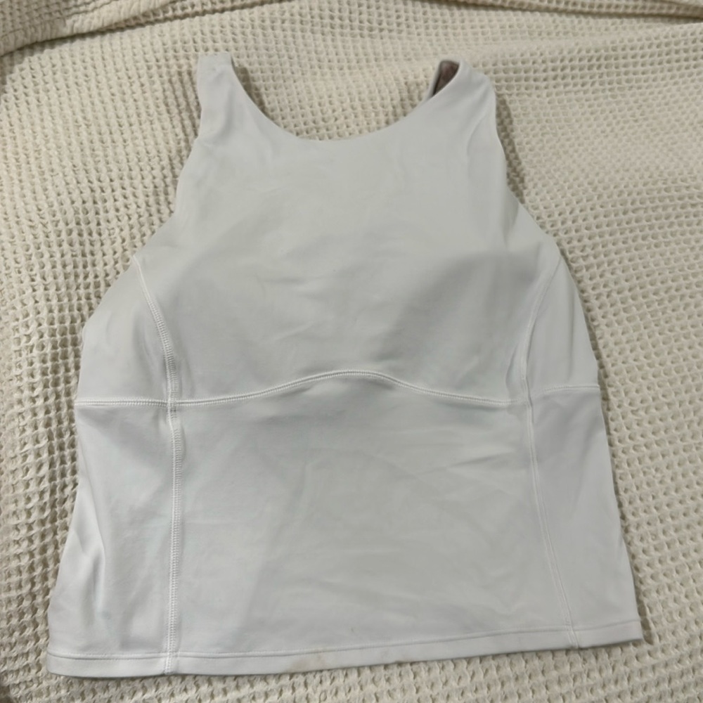 Lululemon halter cross back crop top